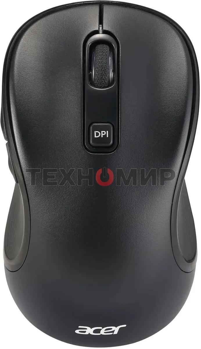 Мышь беспроводная Acer OMR303 черный, 1600 dpi, радиоканал, USB, кнопки - 6