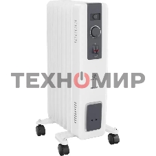 Радиатор масляный Royal Clima ROR-FR7-1500M 1500Вт белый/черный