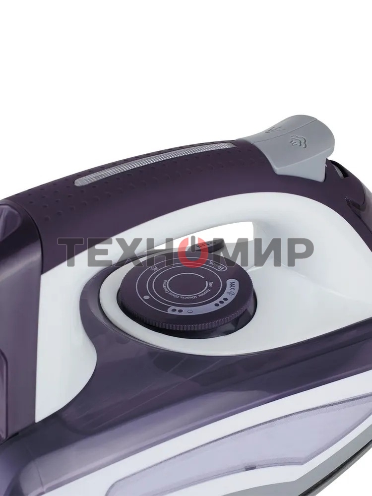 Утюг BBK ISE-2404 фиолетовый, 2400 Вт, 40 г/мин, 140 г/мин, 440 мл