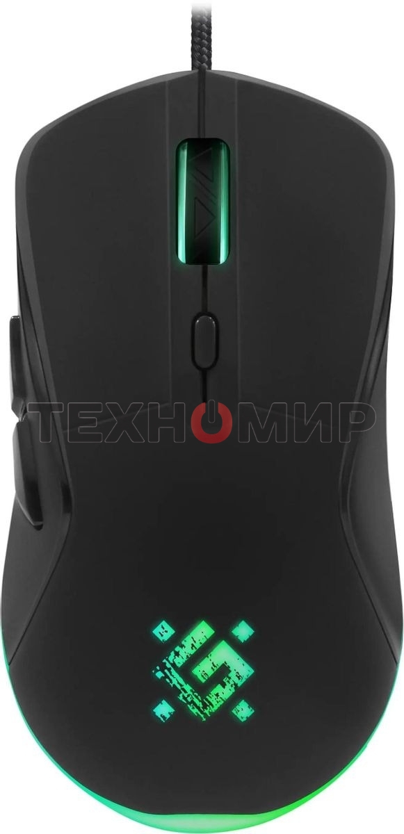 Мышь проводная Defender Arga GM-049 черный, 3600 dpi, USB, кнопки - 6