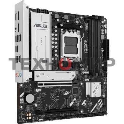 Материнская плата ASUS PRIME B850M-A-CSM, AM5, AMD B850, 4xDDR5, 4xSATA, 3xM.2, 1xPCIe 5.0 x16, 1xPCIe 4.0 x4, 2xDP, 1xHDMI, 1x2.5Gb LAN, 2xUSB-A 10Gbps, 2xUSB-A 5Gbps, 4xUSB-A 2.0, 3x3.5 мм, 7.1, mATX