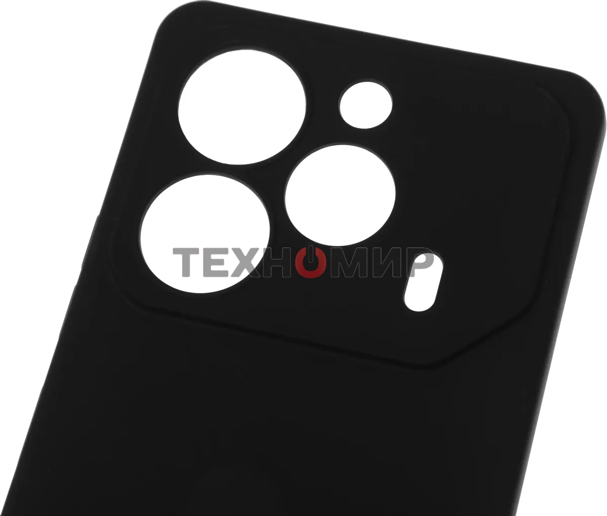 Чехол (клип-кейс) BoraSCO для Tecno Pova 6/6 Pro Silicone Case черный (73173)