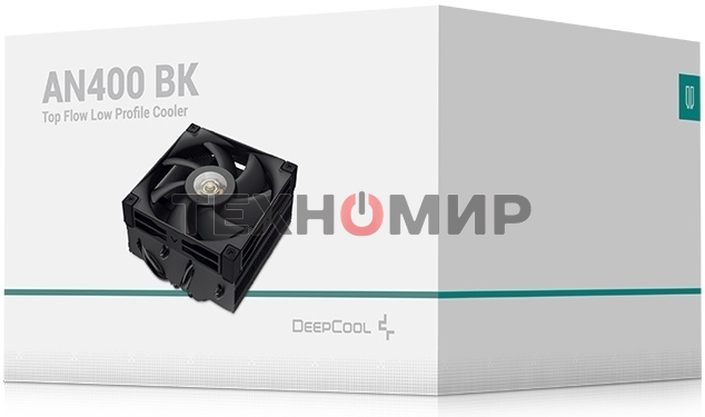 Кулер для процессора DEEPCOOL AN400 черный 92мм алюминий+медь 2900rpm 31db 4-pin 150W 52,5мм
