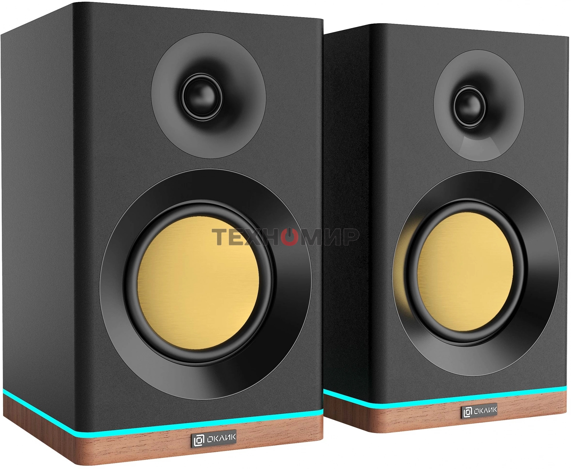 Акустическая система Оклик OK-605A 2.0 черный 60Вт BT