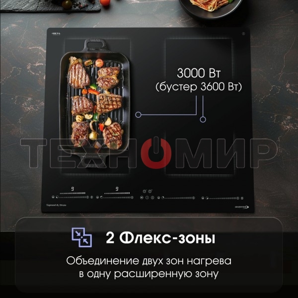 Индукционная варочная панель Zigmund & Shtain CI 69.6 B черный