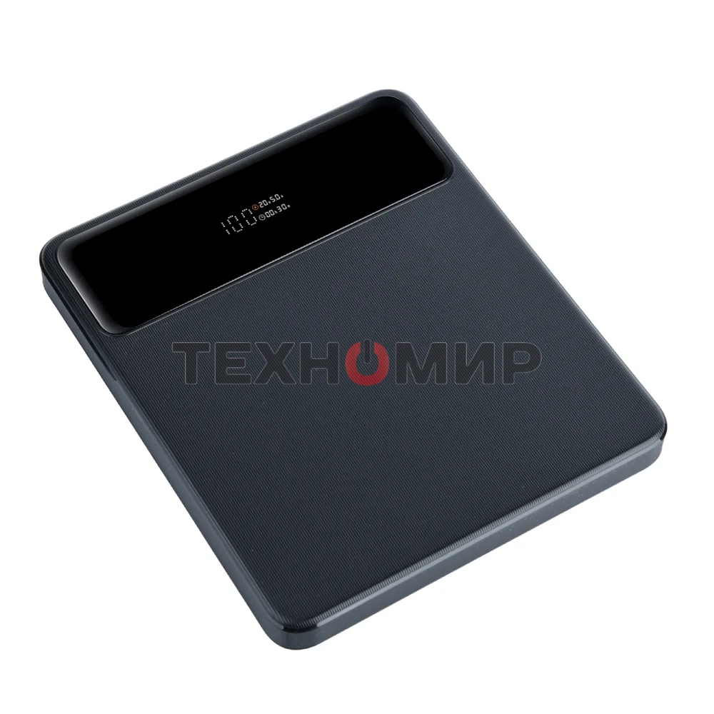 Портативный аккумулятор Perfeo Powerbank LAPTOP 105W 20000 mAh/LED дисплей/PD + QC 3.0/2 Type-C/2USB/Выход: 5A,max105W черный (PF_E1472)