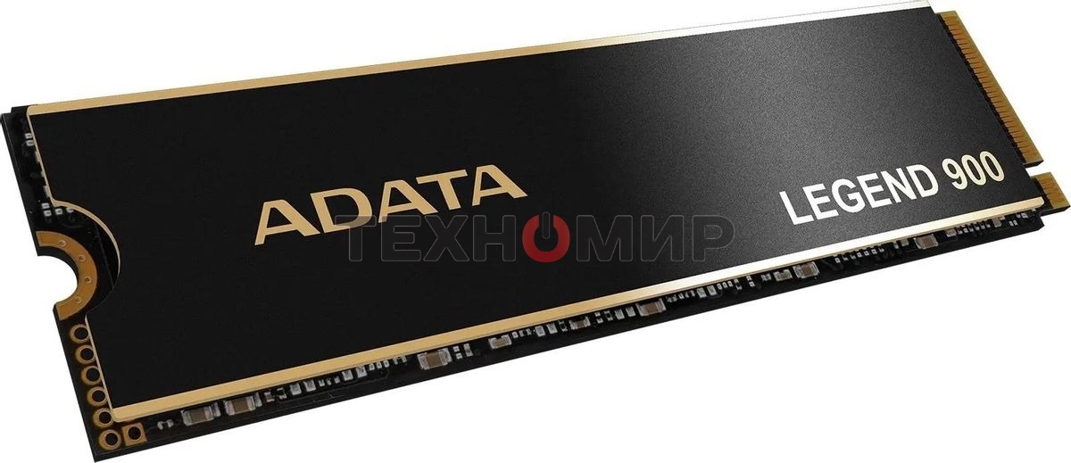 Накопитель SSD ADATA LEGEND 900, 2000Gb, PCIe 4.0 x4, 2280, NVMe, R/W 7000/5400, с радиатором