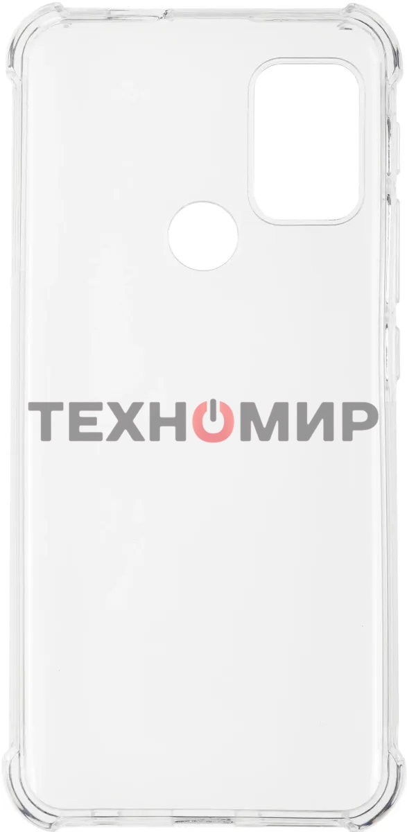 Чехол (клип-кейс) Brosco, для Motorola Moto G20, прозрачный moto-g20-hard-tpu-transparent
