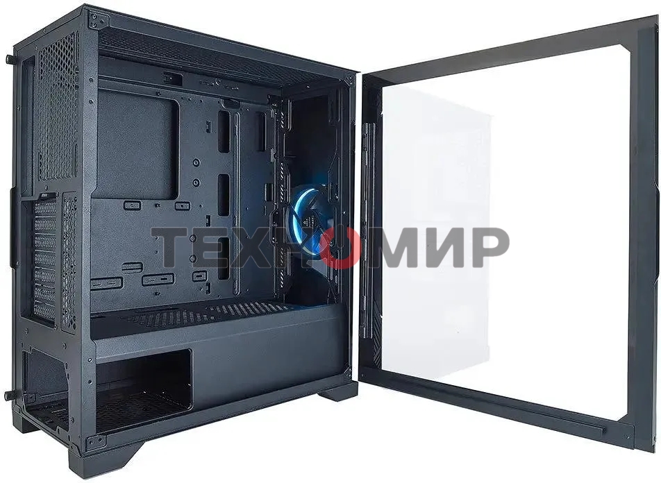 Компьютерный корпус Azza Eclipse черный без БП ATX 9x120мм 5x140мм 2xUSB 2.0 1xUSB 3.0 audio bott PSU