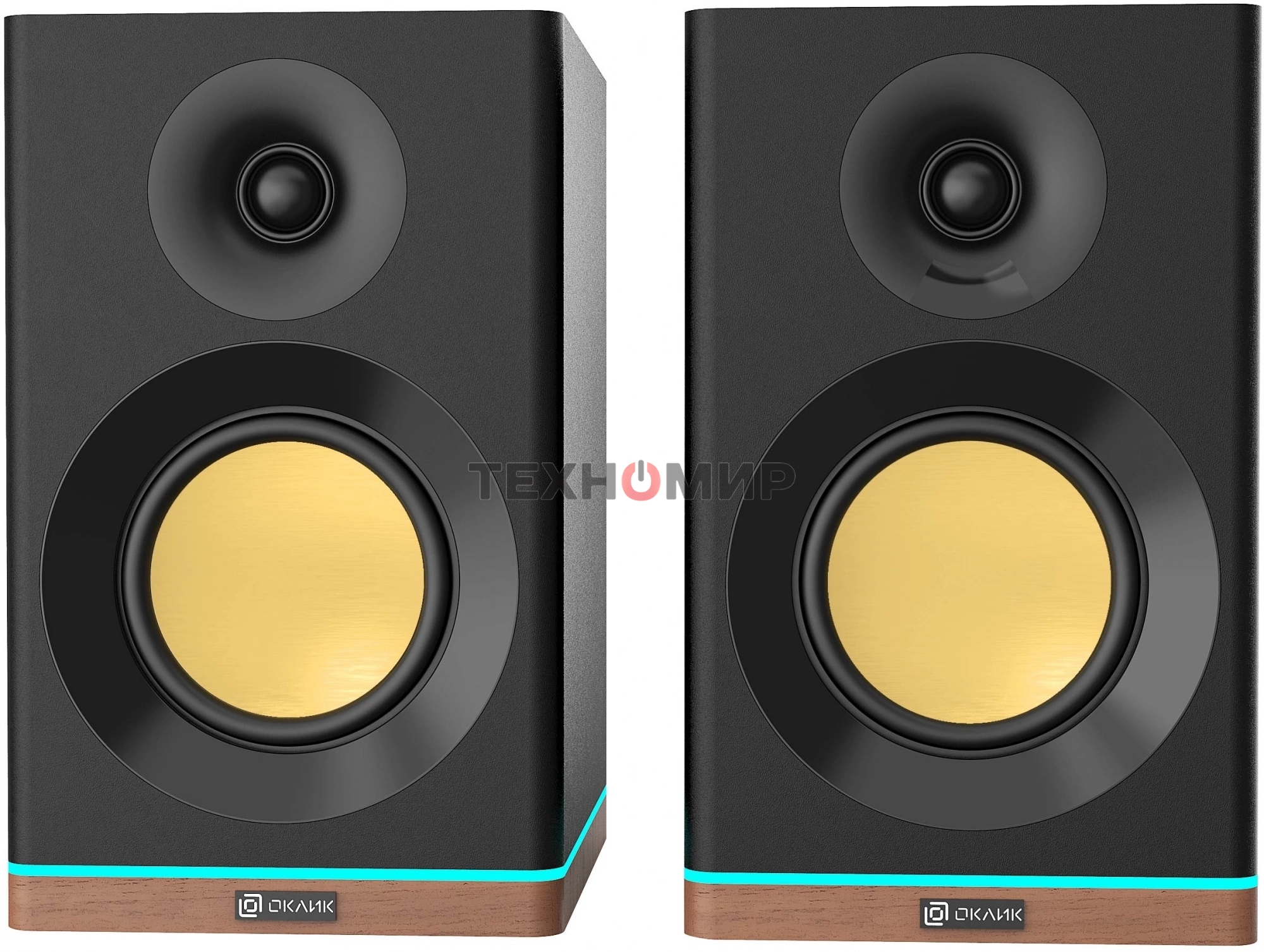 Акустическая система Оклик OK-605A 2.0 черный 60Вт BT