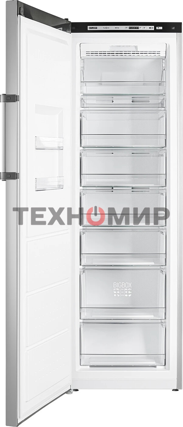 Морозильная камера Atlant 7606-182 N, серебристый, 278л, 7 ящкиов