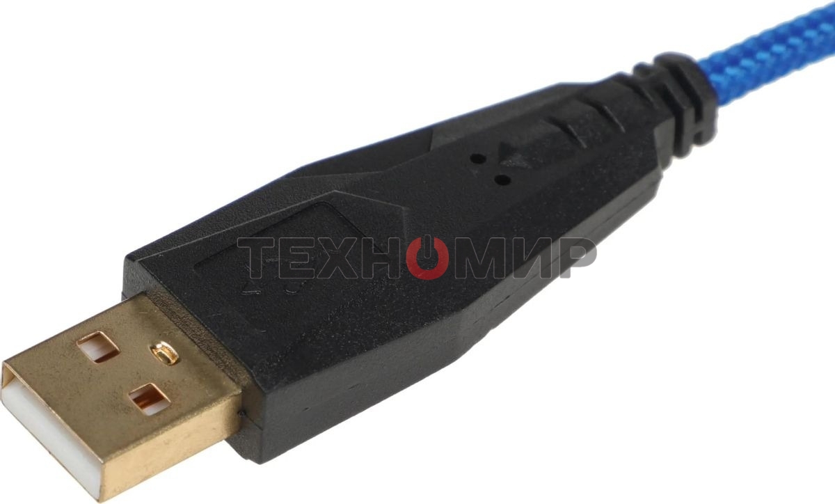 Мышь проводная Defender Shock GM-110L черный, 3200 dpi, USB, кнопки - 6