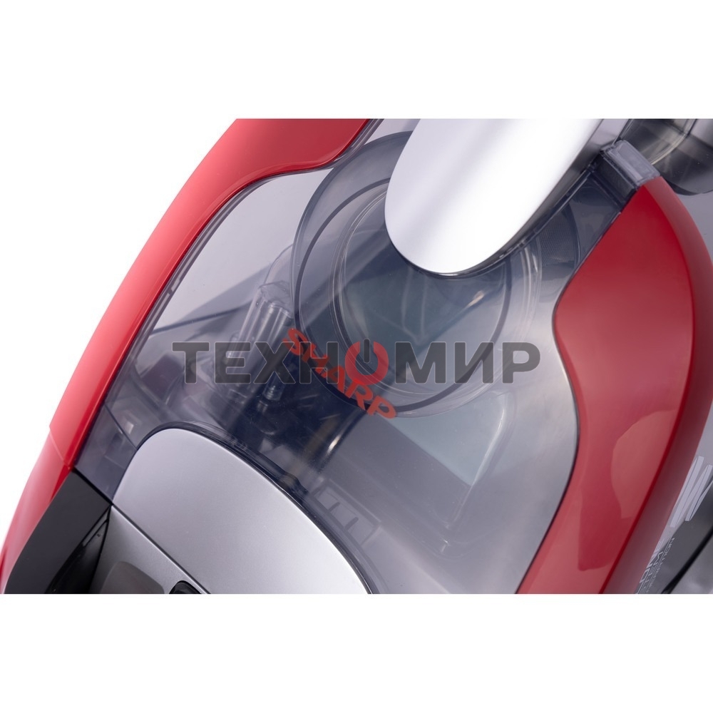 Пылесос Sharp ECNB16RR красный, 320/1600 Вт, уборка сухая, пылесборник контейнер 1 л