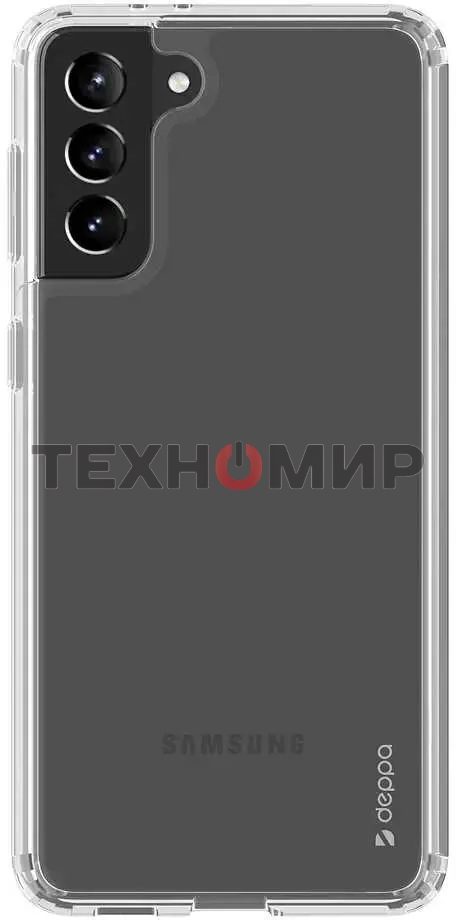 Чехол (клип-кейс) Deppa для Samsung Galaxy S21+ Gel Pro прозрачный (870032)