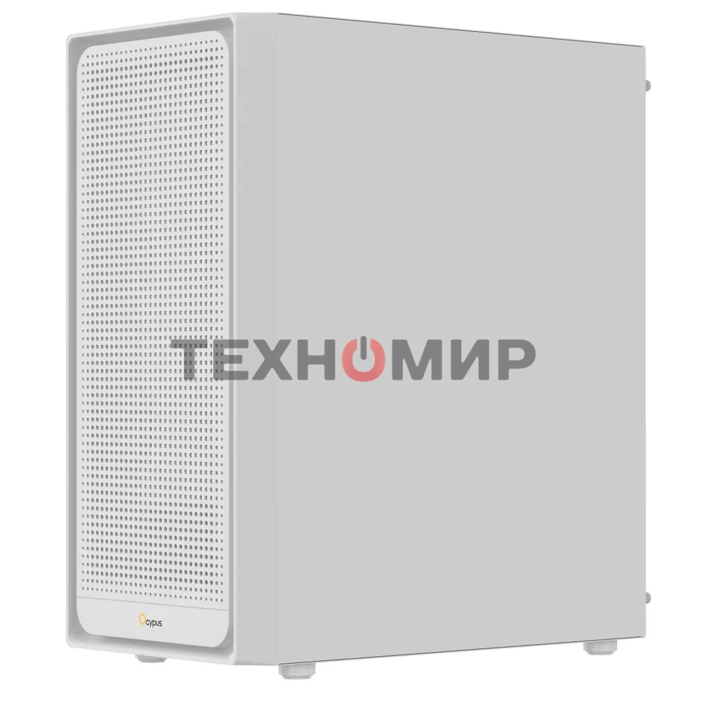 Компьютерный корпус Ocypus Gaммa C50 без БП белый (Gaммa-C50-WHG000XX-GL)