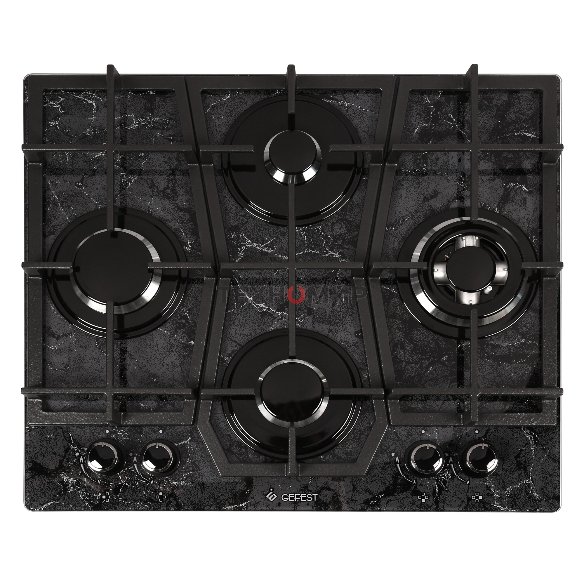 Газовая варочная панель Gefest ПВГ 2231-10 К53, черный