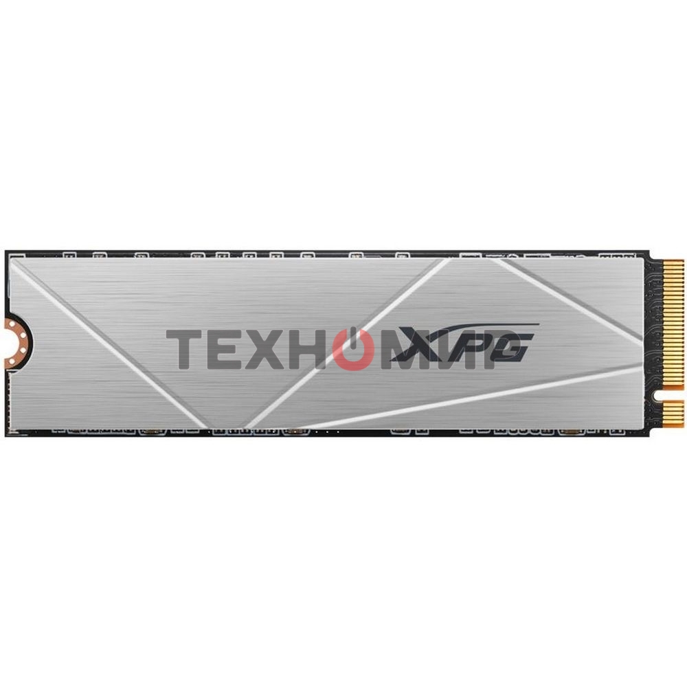 Накопитель SSD ADATA XPG GAMMIX S60, 512Gb, PCIe 4.0 x4, M.2 2280, NVMe, R/W 4700/1700, с радиатором