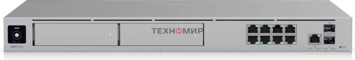 Маршрутизатор Ubiquiti UniFi Dream Machine Pro Max Многофункциональное устройство, объединяющее маршрутизатор, коммутатор и контроллер