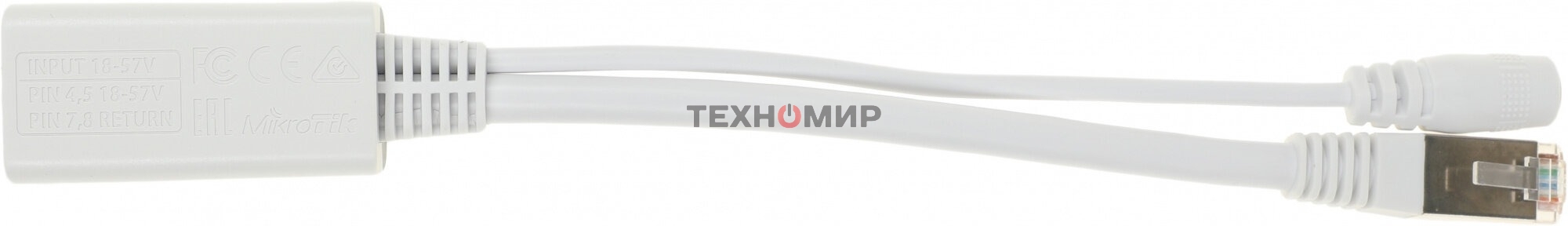 Инжектор PoE RBGPOE 10/100/1000BASE-T 48В(DC)