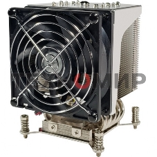 Кулер серверный Ablecom ACL-S40092 серебристый, 92 мм, алюминий/медь, 3800 об/мин, 38 дБ, 4 pin, 165 Вт, 126 мм