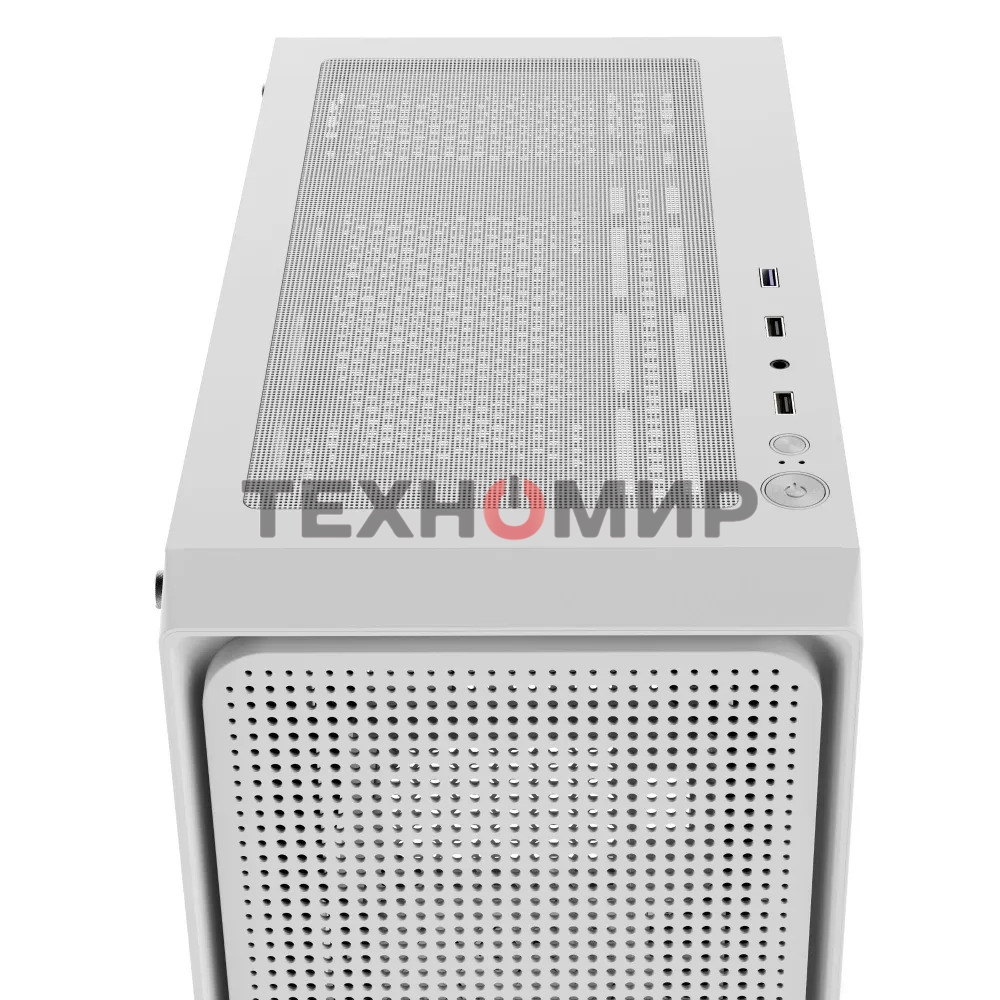 Компьютерный корпус Ocypus Gaммa C50 без БП белый (Gaммa-C50-WHG000XX-GL)