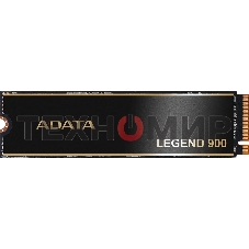 Накопитель SSD ADATA LEGEND 900, 2000Gb, PCIe 4.0 x4, 2280, NVMe, R/W 7000/5400, с радиатором