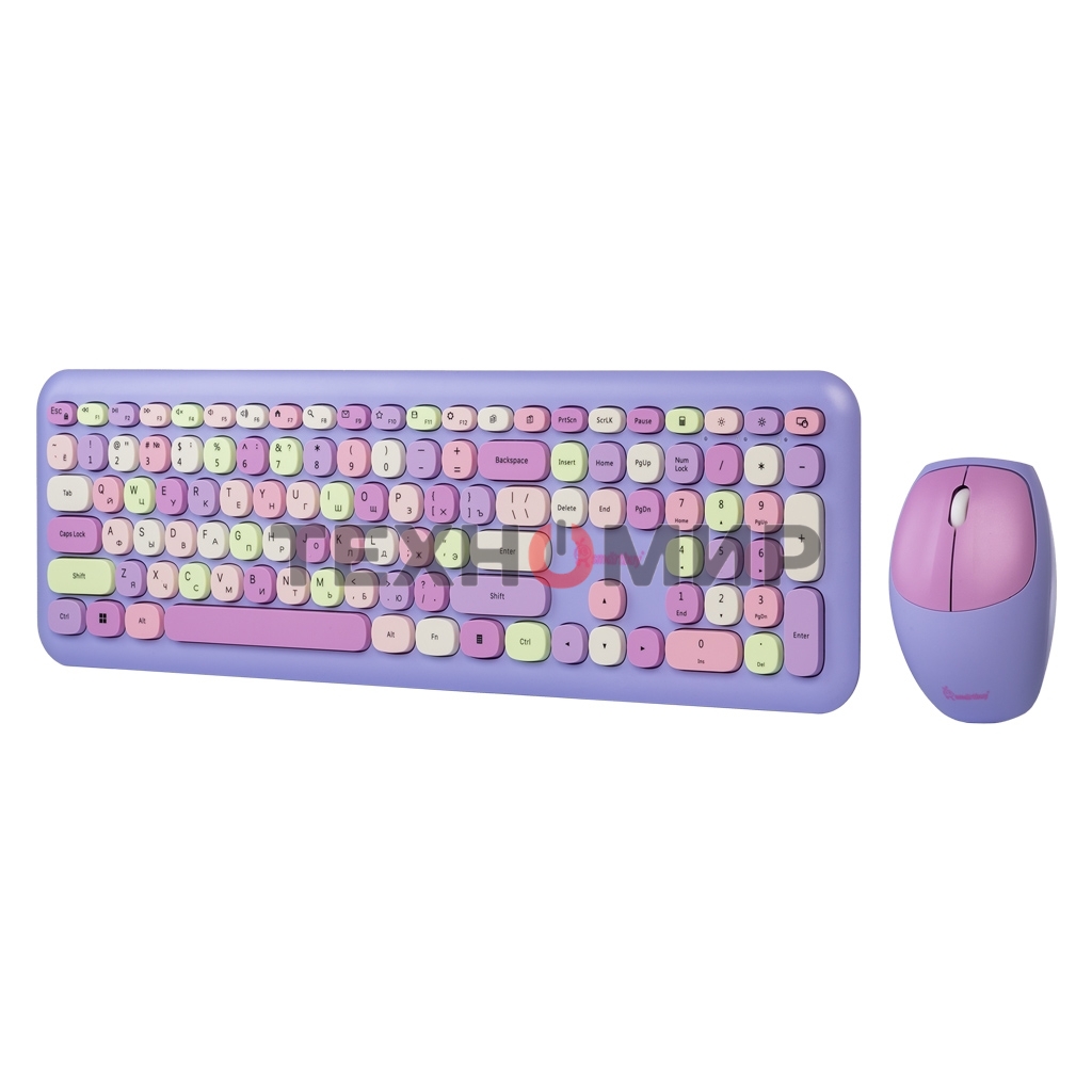 Комплект клавиатура+мышь Smartbuy (SBC-666395AG-V) 666395 фиолетовый