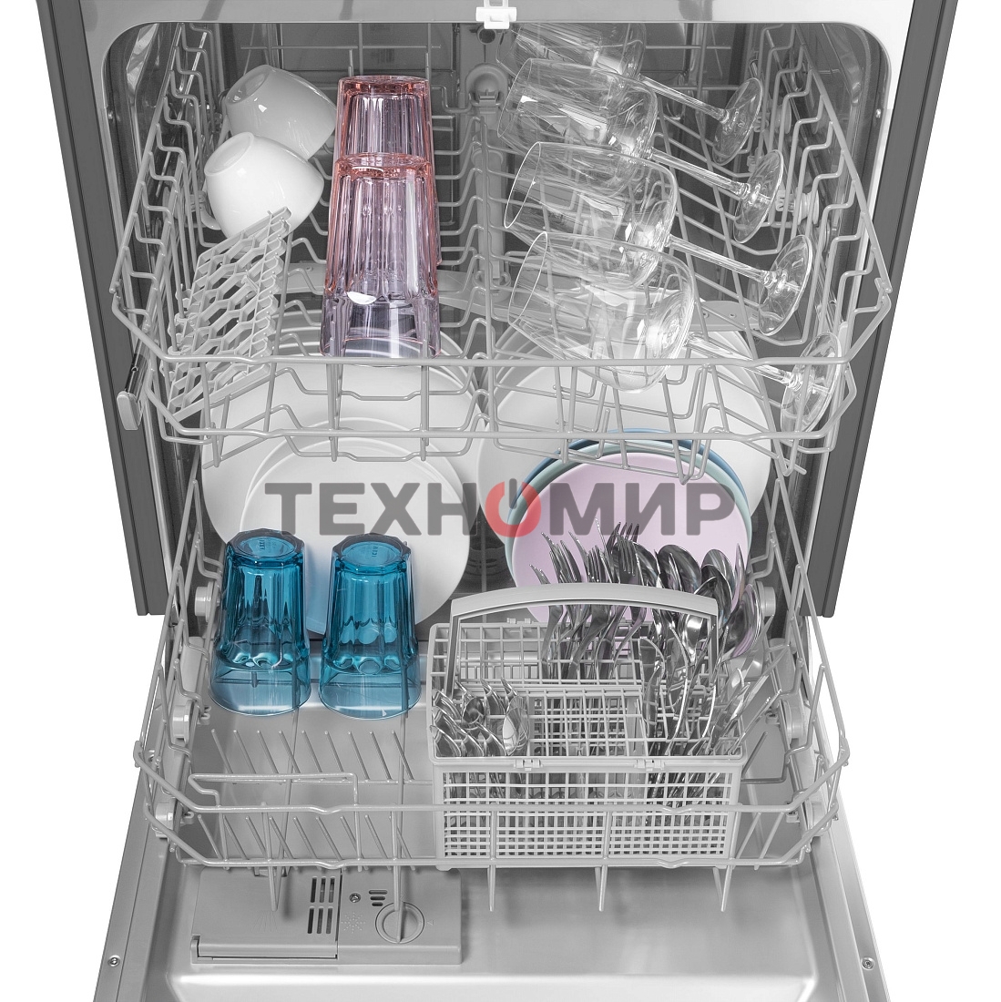 Встраиваемая посудомоечная машина HOMSair DW64E, серебристый, 59.8 см, 12 компл., 49 дБ, класс A++