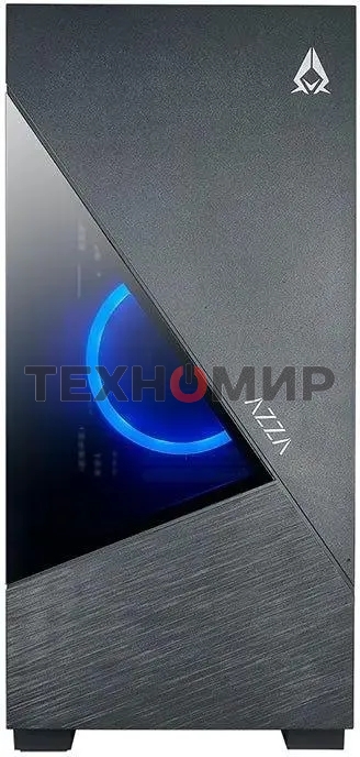 Компьютерный корпус Azza Eclipse черный без БП ATX 9x120мм 5x140мм 2xUSB 2.0 1xUSB 3.0 audio bott PSU