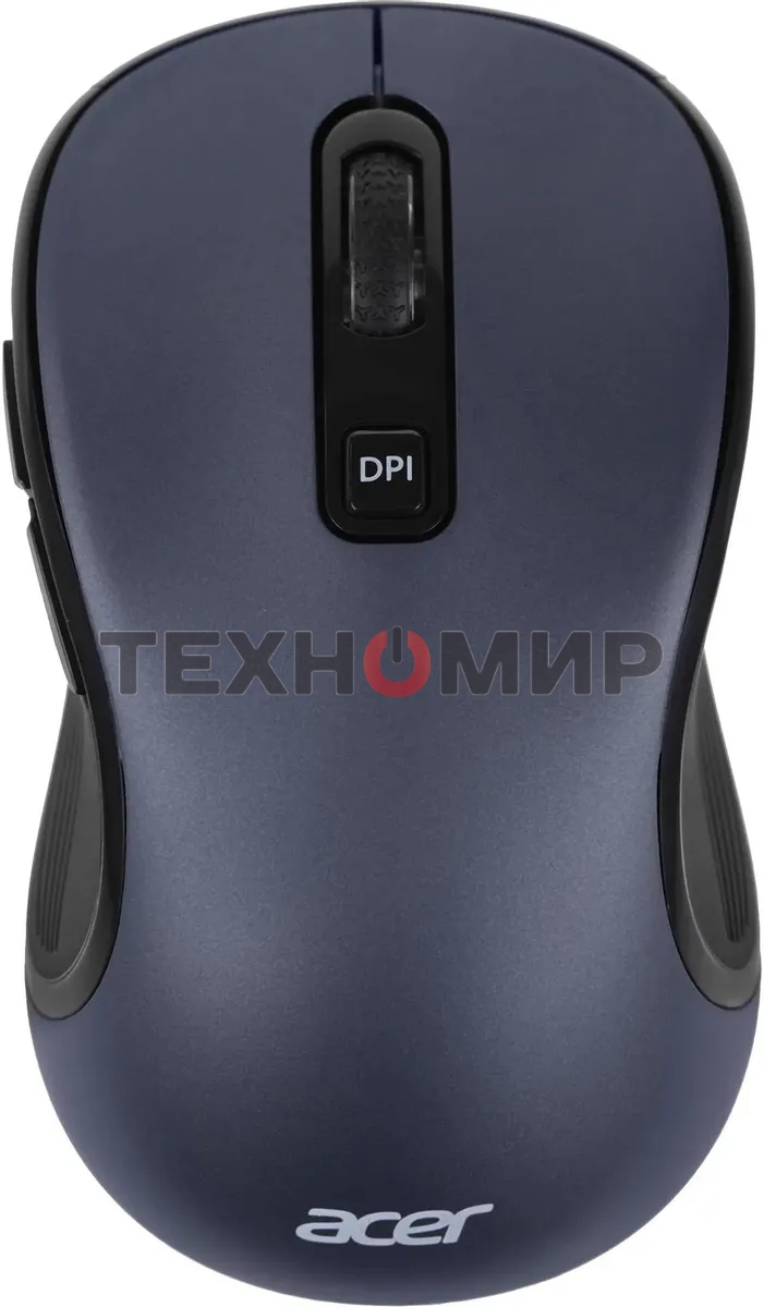 Мышь беспроводная Acer OMR306 черный/серый, 1600 dpi, радиоканал, USB, кнопки - 6