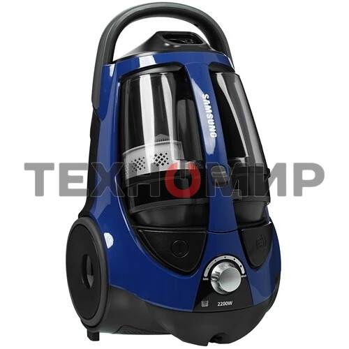 Пылесос Samsung VCC8836V36/XEV синий, 430/2200 Вт, уборка сухая, пылесборник контейнер 2 л