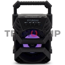 Колонка портативная Hyundai H-PS1000 черный 9 Вт 1.0 BT/USB 10м 500mAh