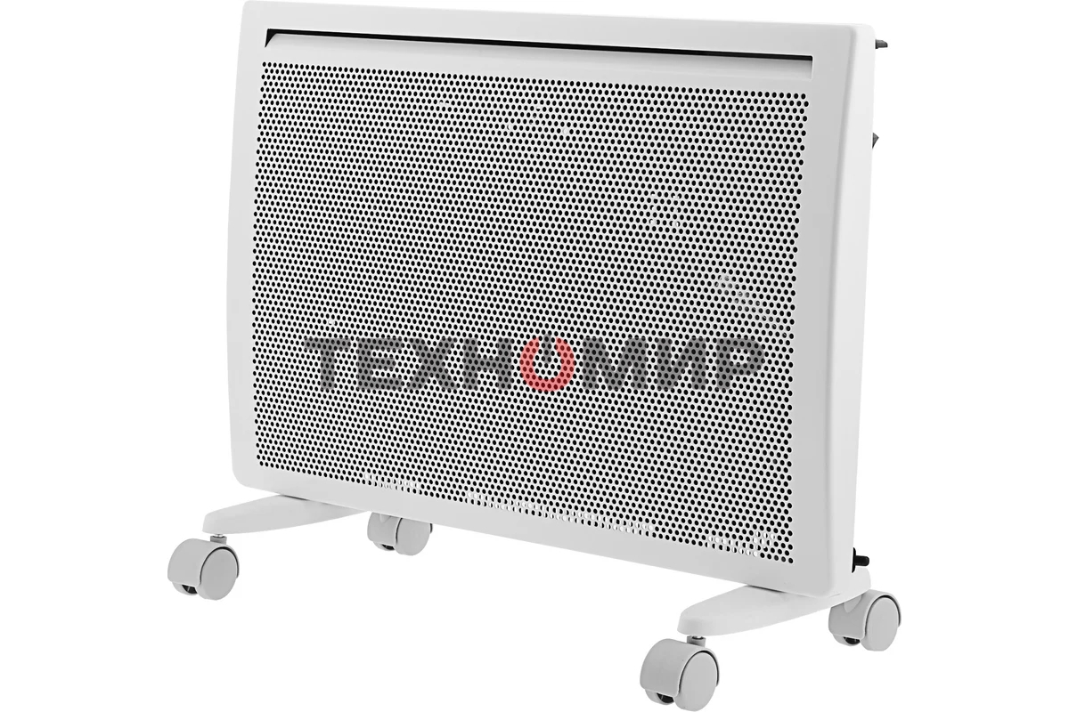 Конвектор электрический гибридный Denzel HybridX-1500 белый, 1500 Вт, 25 м2, термостат, дисплей