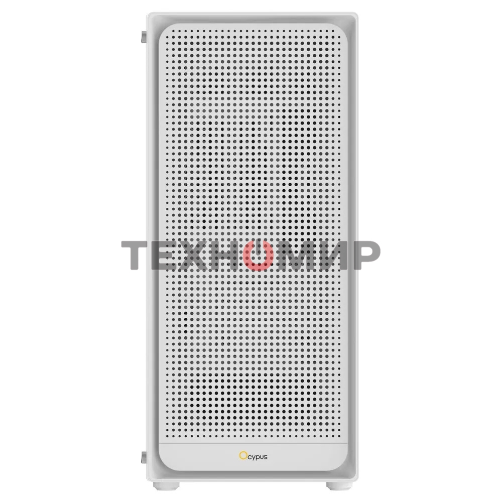 Компьютерный корпус Ocypus Gaммa C50 без БП белый (Gaммa-C50-WHG000XX-GL)