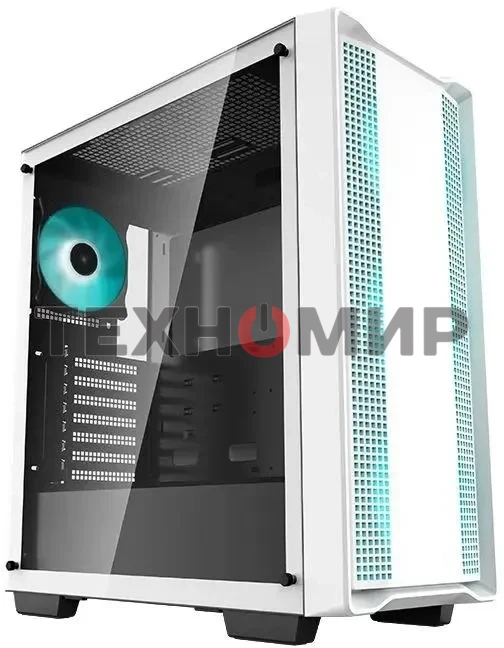 Компьютерный корпус Deepcool CC560 V2 белый без БП ATX 4x120мм 1xUSB 2.0 1xUSB 3.0 audio bott PSU
