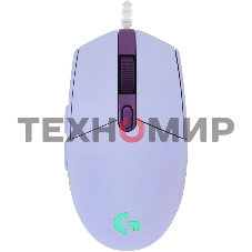 Мышь проводная Logitech G102 LIGHTSYNC фиолетовый, 8000 dpi, USB, кнопки - 6
