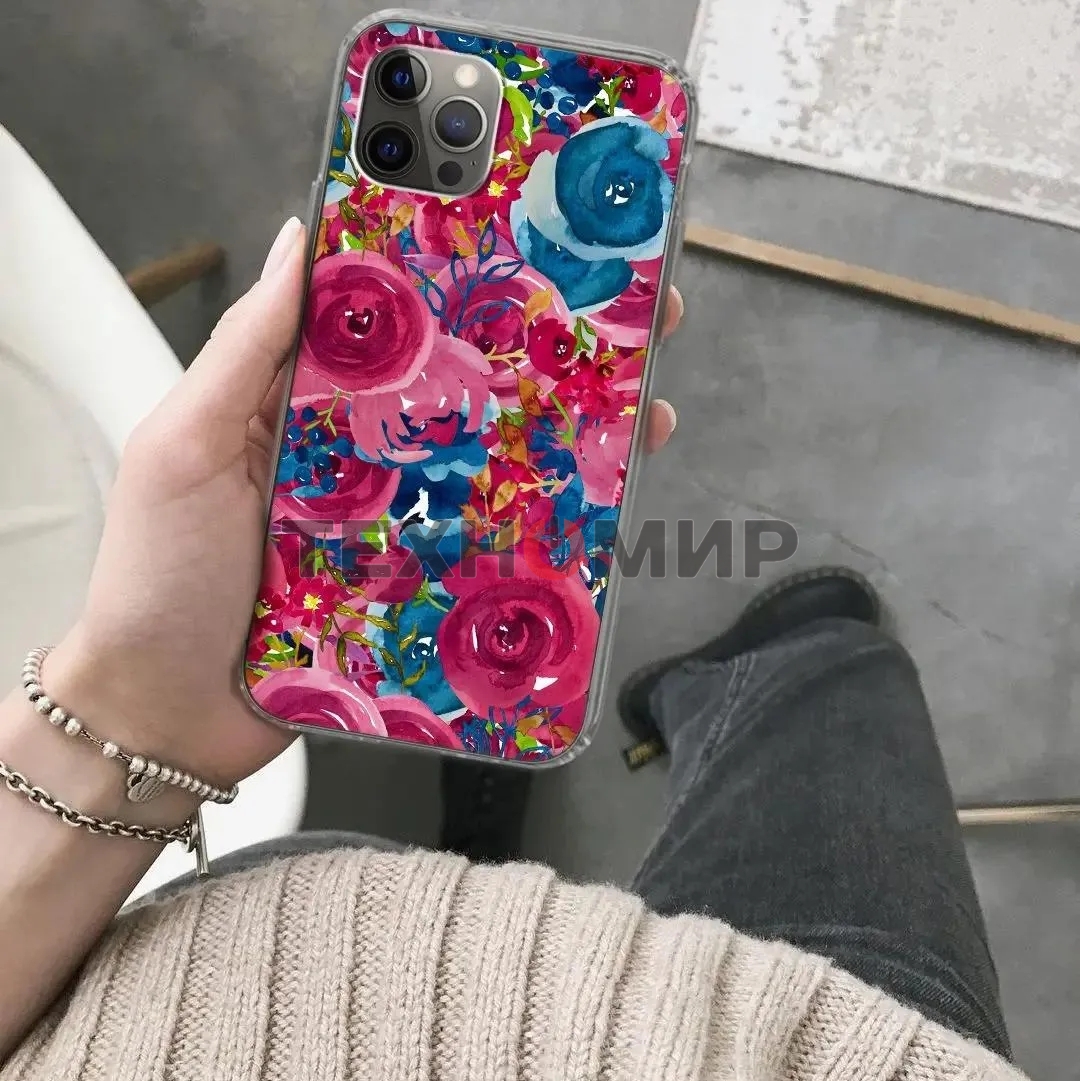 Чехол (клип-кейс) Gresso Air для Apple iPhone 12/12 Pro прозрачный/рисунок gr17aaae9072