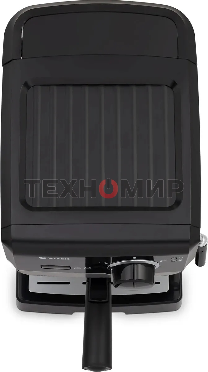 Кофеварка рожковая Vitek VT-1502 черный, исп. кофе - молотый, 1.5 л, 1050 Вт, 15 Бар.