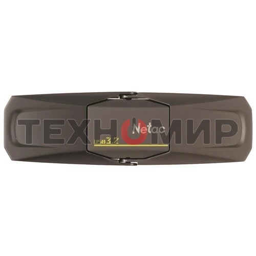 Флешка USB Netac US5 (NT03US5C-512G-32TA), 512Gb, USB 3.2/TypeC, R/W 550/500, черный