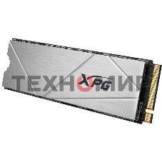 Накопитель SSD ADATA XPG GAMMIX S60, 512Gb, PCIe 4.0 x4, M.2 2280, NVMe, R/W 4700/1700, с радиатором