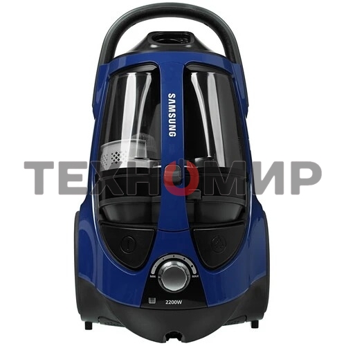 Пылесос Samsung VCC8836V36/XEV синий, 430/2200 Вт, уборка сухая, пылесборник контейнер 2 л