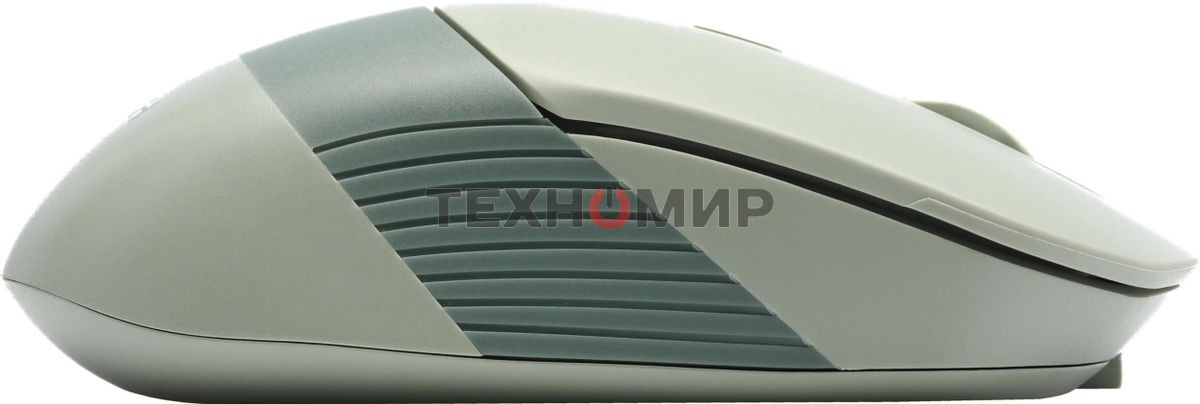 Мышь беспроводная A4Tech Fstyler FB10C зеленый, 2000 dpi, радиоканал, Bluetooth, USB, кнопки - 4