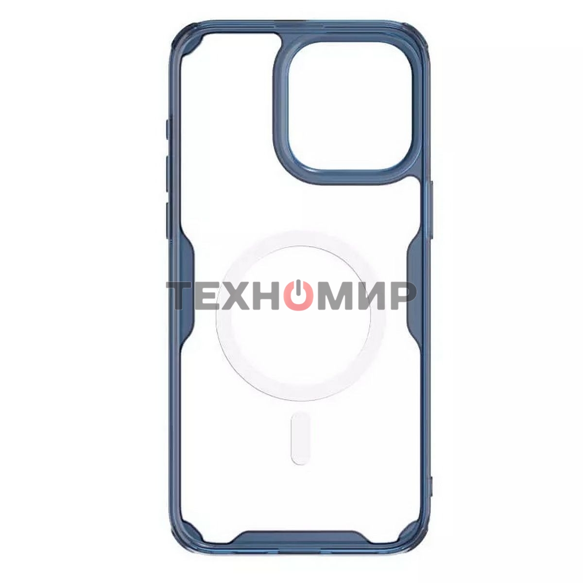 Чехол Nature TPU Pro Magnetic Case, синий, (AP IP15 Pro Max)