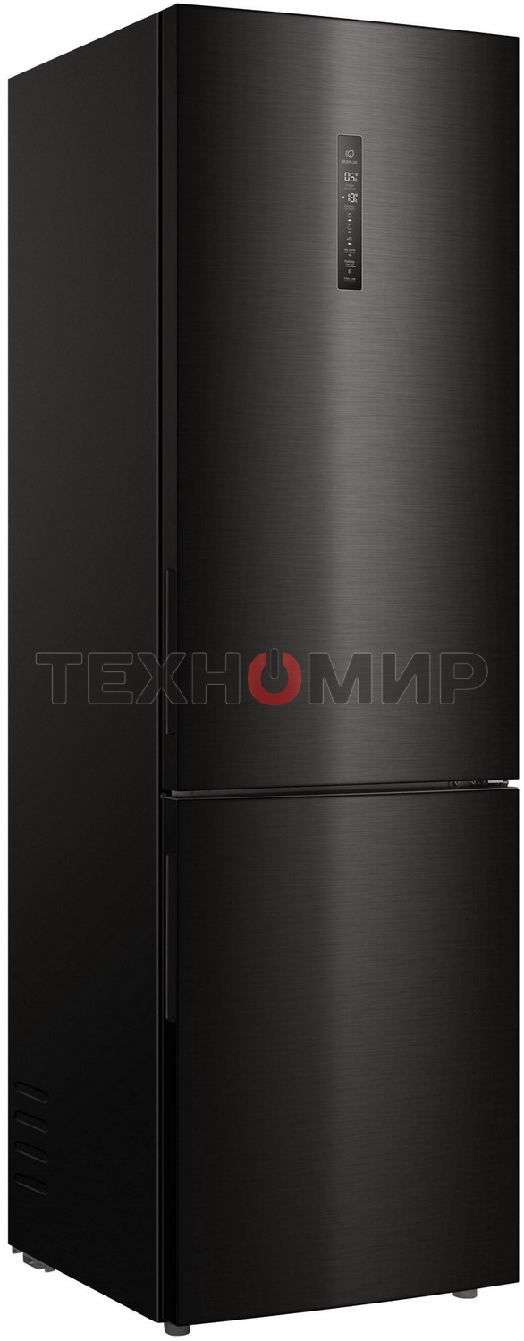 Холодильник Haier C4F740CBXGU1 черный двухкамерный 286/115л морозилка снизу, No Frost