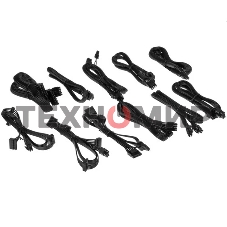 Блок питания ADATA XPG Core Reactor II 850 (COREREACTORII850G-BKCEU), 850Вт, 80 PLUS Gold, 120мм, модульный, черный