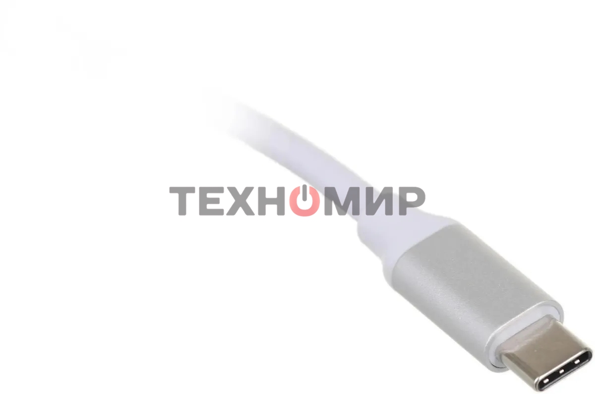 Разветвитель USB-C Palmexx 1порт. серебристый (PX/HUB-057)