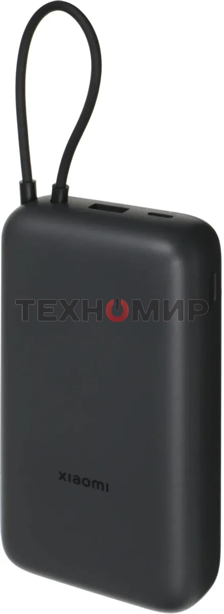 Портативный аккумулятор Xiaomi BHR9740GL 20000mAh QC3.0/PD2.0 22.5W 3A USB-A/USB-C темно-серый