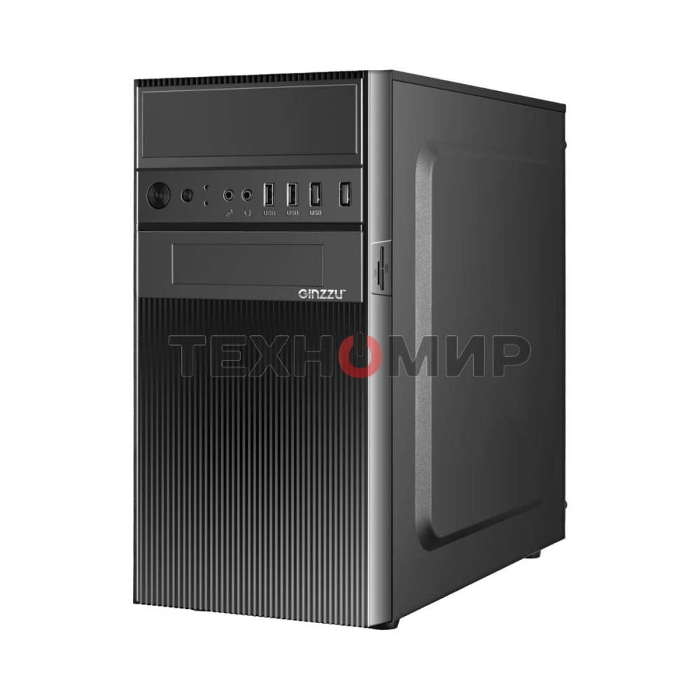 Компьютерный корпус Ginzzu D190 2хUSB 2.0,AU