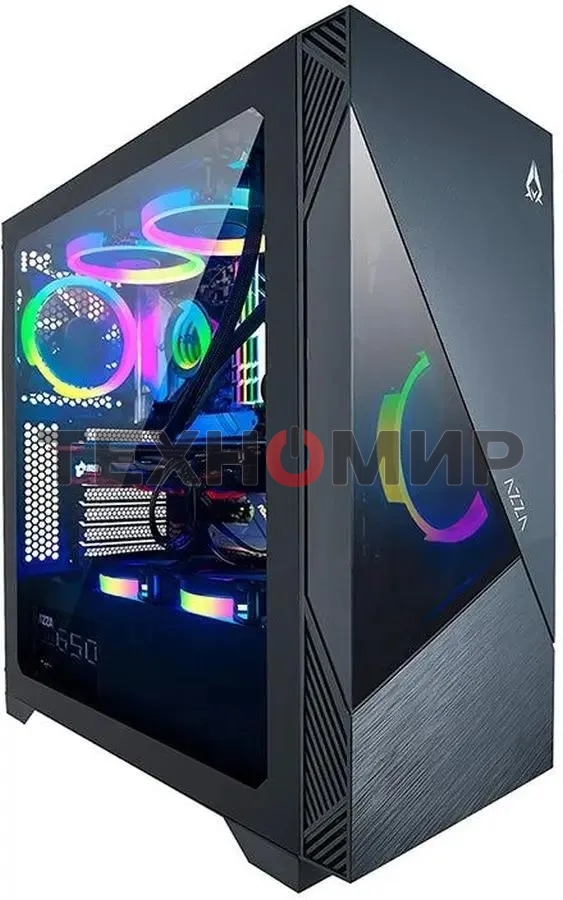 Компьютерный корпус Azza Eclipse черный без БП ATX 9x120мм 5x140мм 2xUSB 2.0 1xUSB 3.0 audio bott PSU