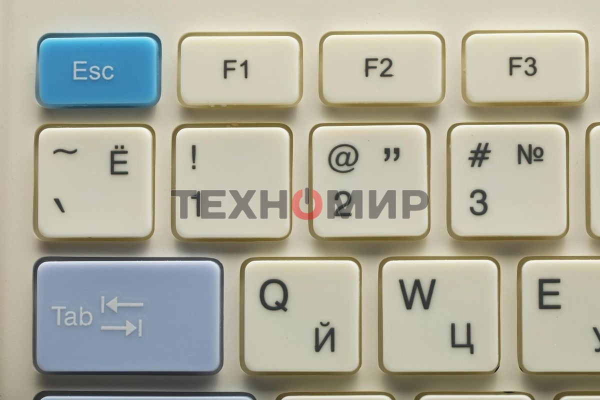 Комплект клавиатура + мышь Acer OCC205 беспроводной USB, 1200 dpi, белый/голубой